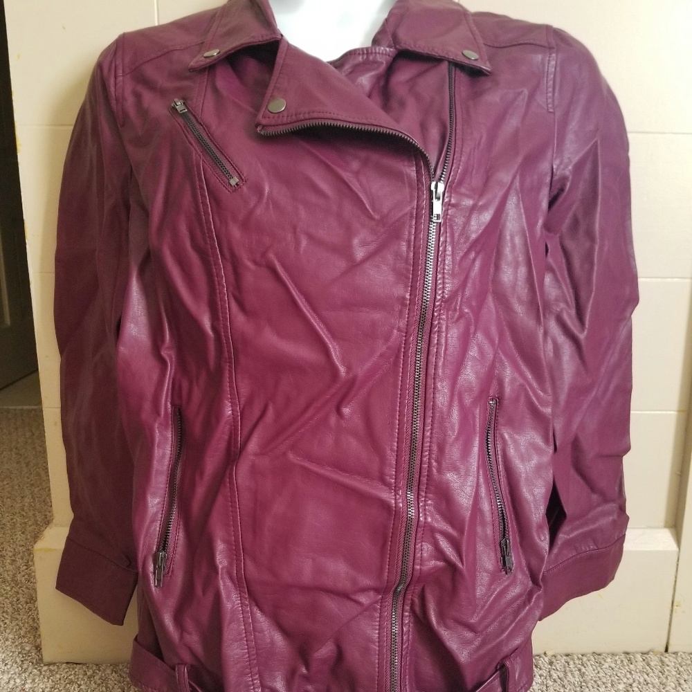 Justfab wine jacket